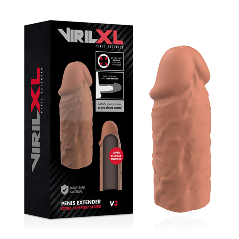 VIRILXL - LIQUID SILICONE V3 BROWN PENIS EXTENSION - Bild 2