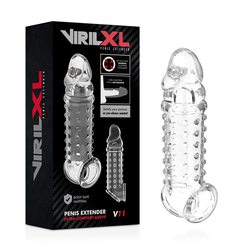 VIRILXL - PENIS EXTENSION AND SHEATH V11 TRANSPARENT - Bild 2
