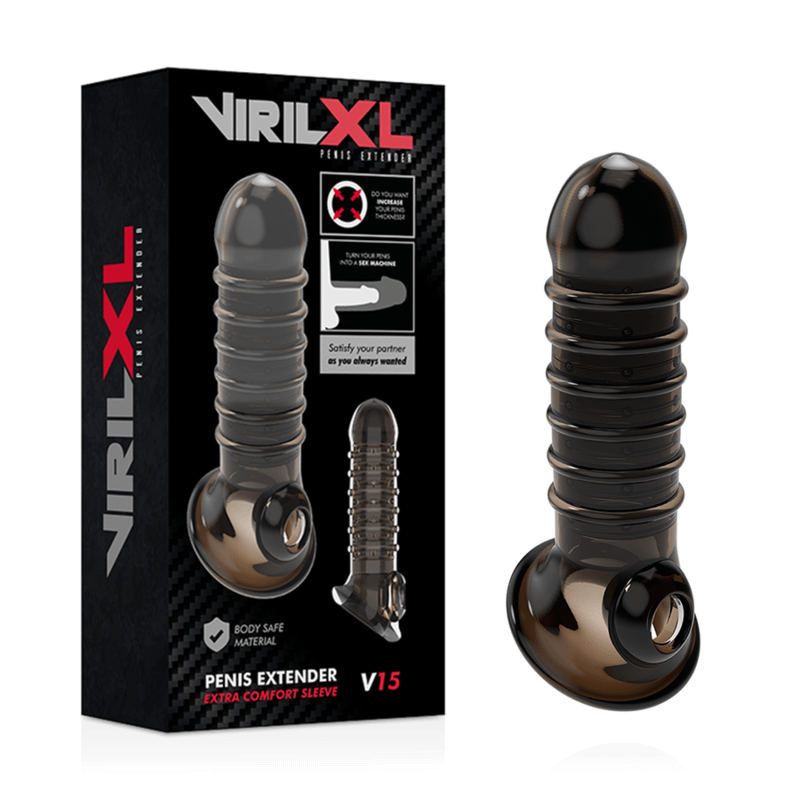 VIRILXL - PENIS EXTENSION AND SHEATH V15 BLACK - Image 2