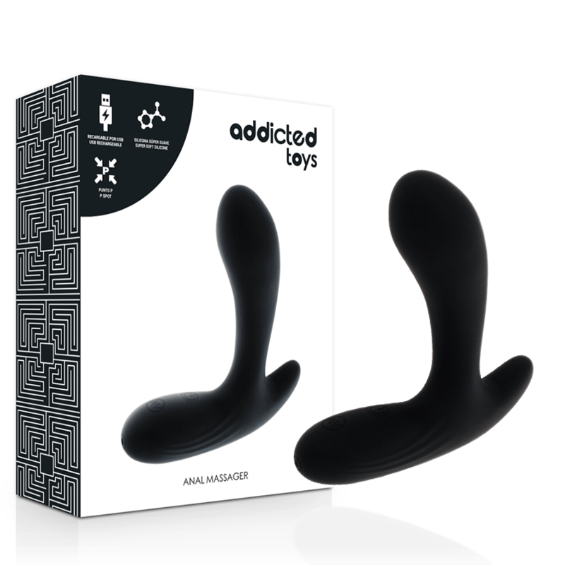 ADDICTED TOYS - ANAL MASSAGER BLACK VIBRATION - Bild 2