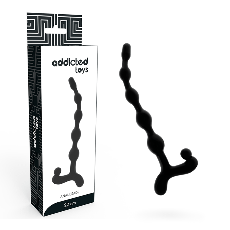 ADDICTED TOYS - ANALBOLLAR 22 CM SVART