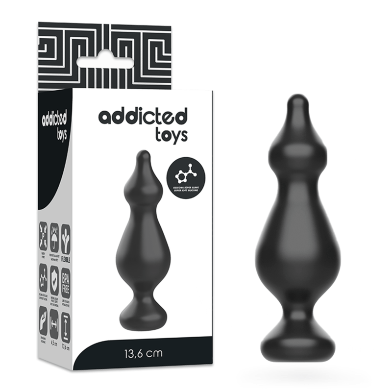 ADDICTED TOYS - ANAL SEXPLUGG 13,6 CM SVART
