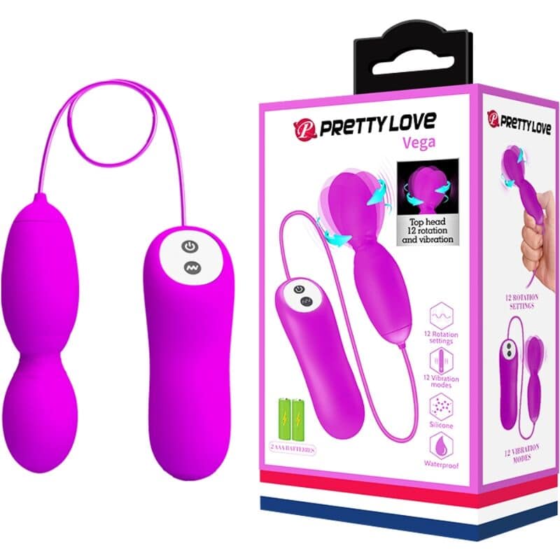 PRETTY LOVE - VEGA ROTATION AND VIBRATION MASSAGER 12 FUCHSIA FUNCTIONS - Bild 2