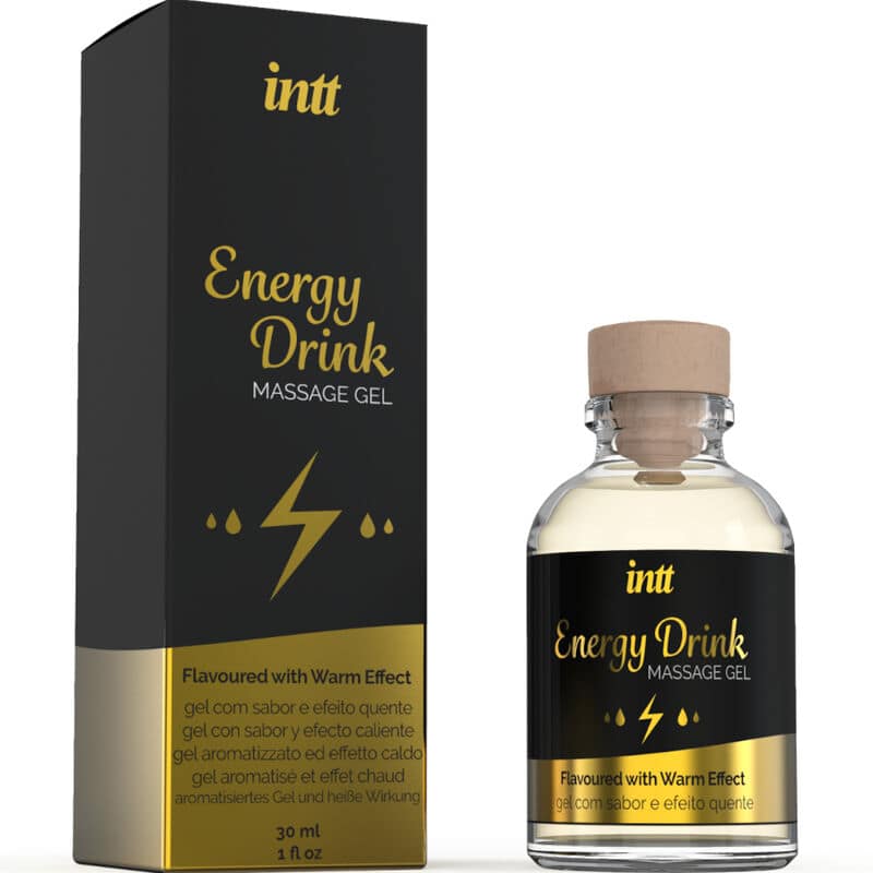 INTT MASSAGE  ORAL SEX - MASSAGE GEL WITH FLAVORED ENERGY CA DRINK AND HEATING EFFECT - Image 2