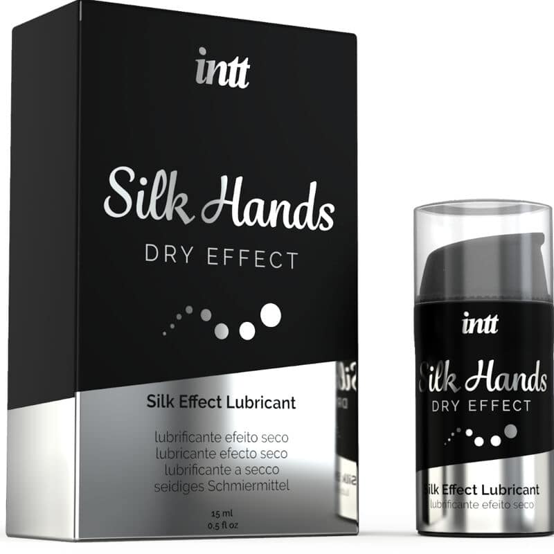 INTT LUBRICANTS - SILK HANDS LUBRICANT CONCENTRATED SILICONE FORMULA 15 ML - Image 2