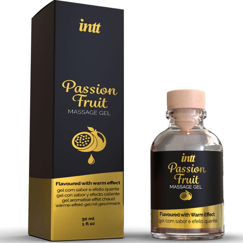 INTT MASSAGE ORAL SEX - PASSION FRUIT FLAVORED MASSAGE GEL WITH HEAT EFFECT - Bild 2