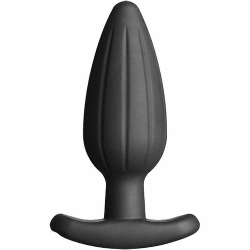 ELECTRASTIM - SILIKON SVART ROCKER BUTTPLUG LARGE