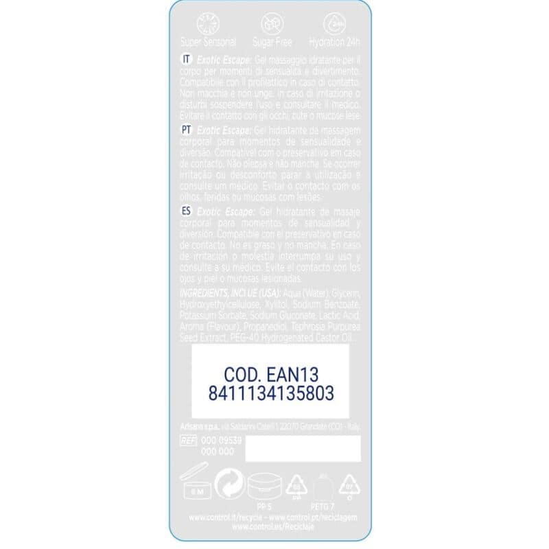 CONTROL - 2 EN 1 MASSAGE PLEASURE EXOTIC 200 ML - Bild 2