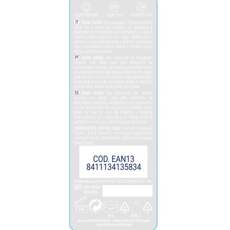 CONTROL - 2 EN 1 MASSAGE PLEASURE MADAGASCAR SWEETNESS 200 ML - Image 2