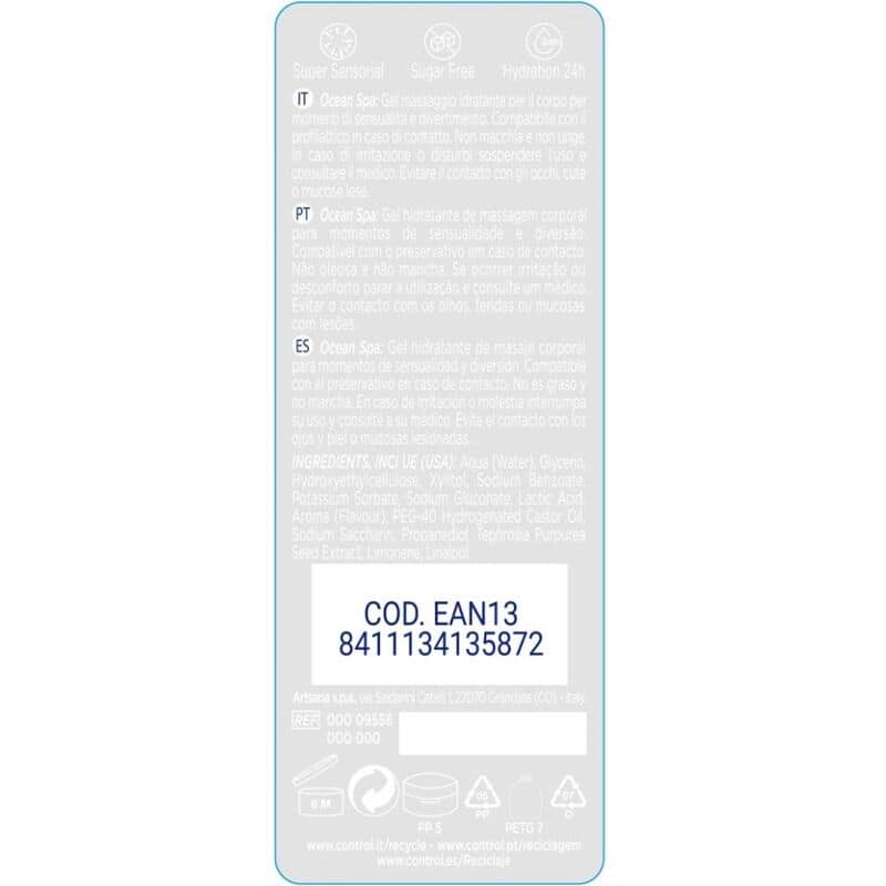 CONTROL - 2 EN 1 MASSAGE  PLEASURE MEDITERRANEAN SEA 200 ML - Bild 2