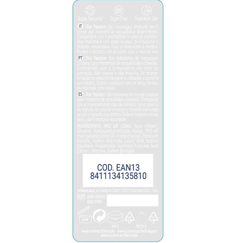 CONTROL - 2 EN 1 MASSAGE  PLEASURE THAI PASSION 200 ML - Image 2