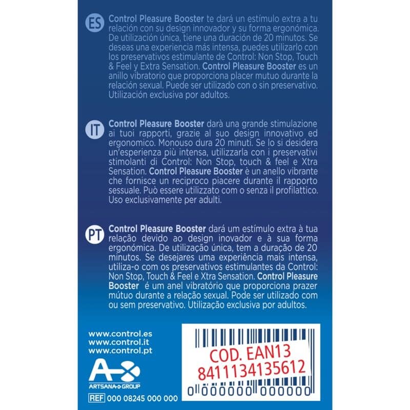 CONTROL - PLEASURE BOOSTER VIBRATOR RING - Image 3