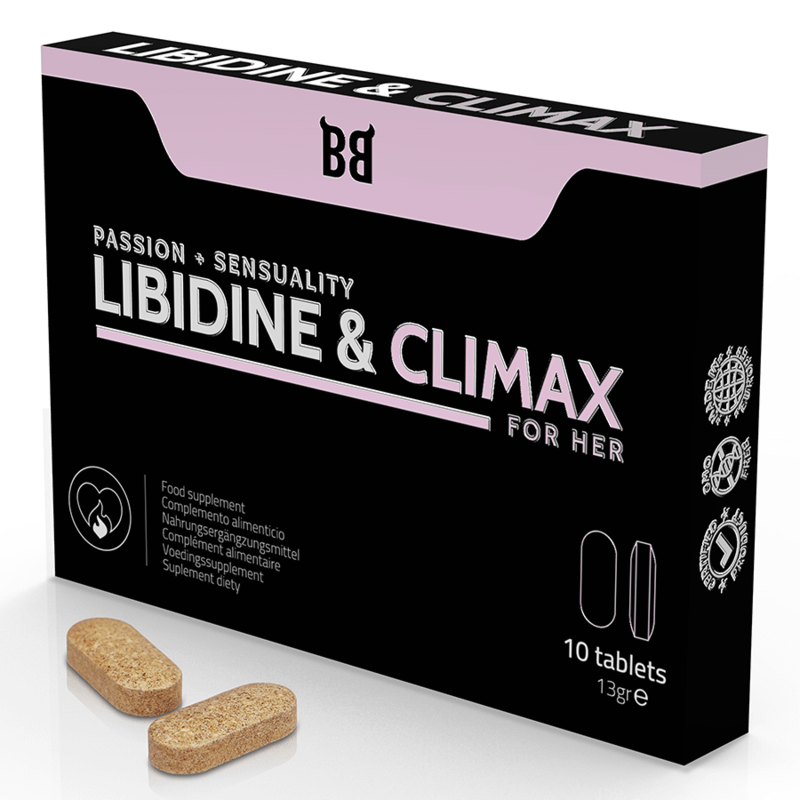 BLACK BULL - LIBIDINE  CLIMAX INCREASE L BIDO FOR WOMEN 10 CAPSULES