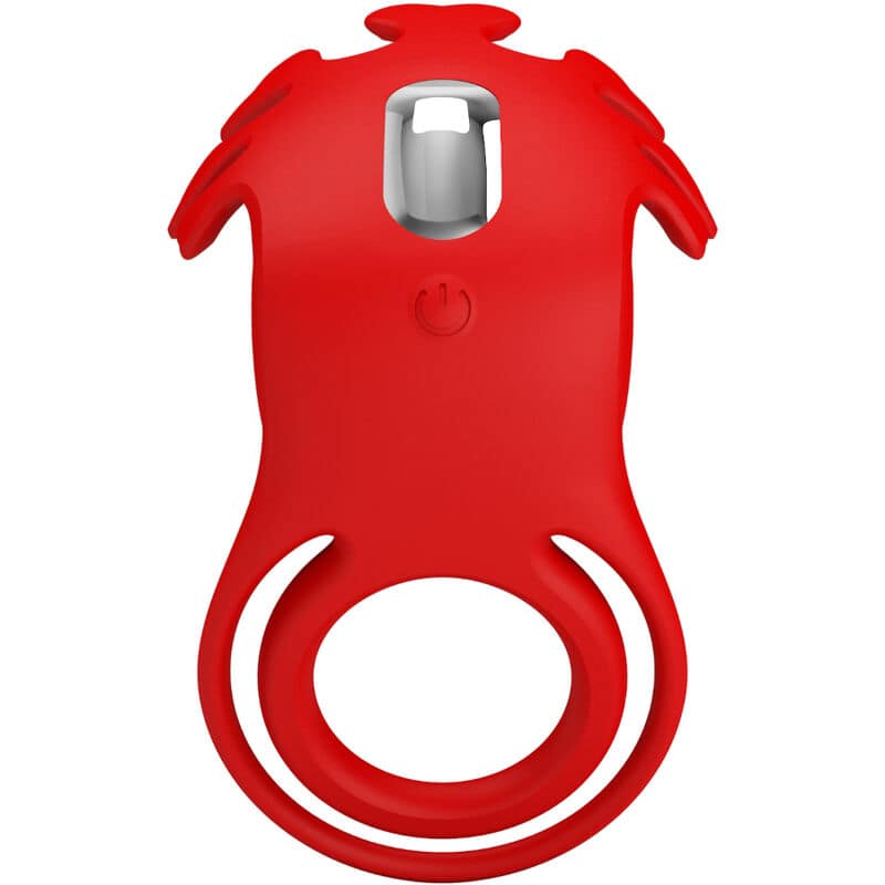 PRETTY LOVE - RUBEN VIBRATOR RING 7 VIBRATIONS SILICONE RED - Bild 4