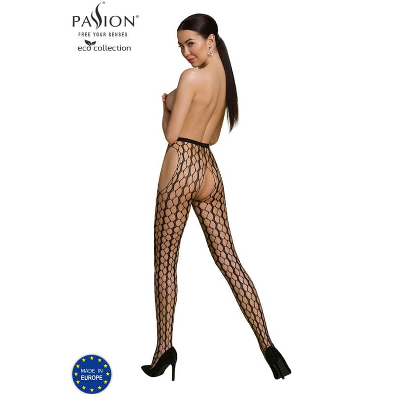 PASSION - ECO COLLECTION BODYSTOCKING ECO S007 NEGRO - Image 2