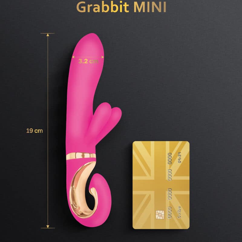 G-VIBE - GRABBIT MINI PINK SILICONE VIBRATOR - Bild 2
