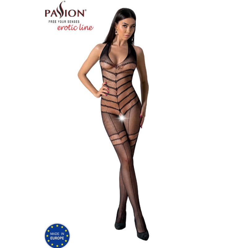 PASSION - BS100 BODYSTOCKING NEGRO TALLA UNICA - Image 3