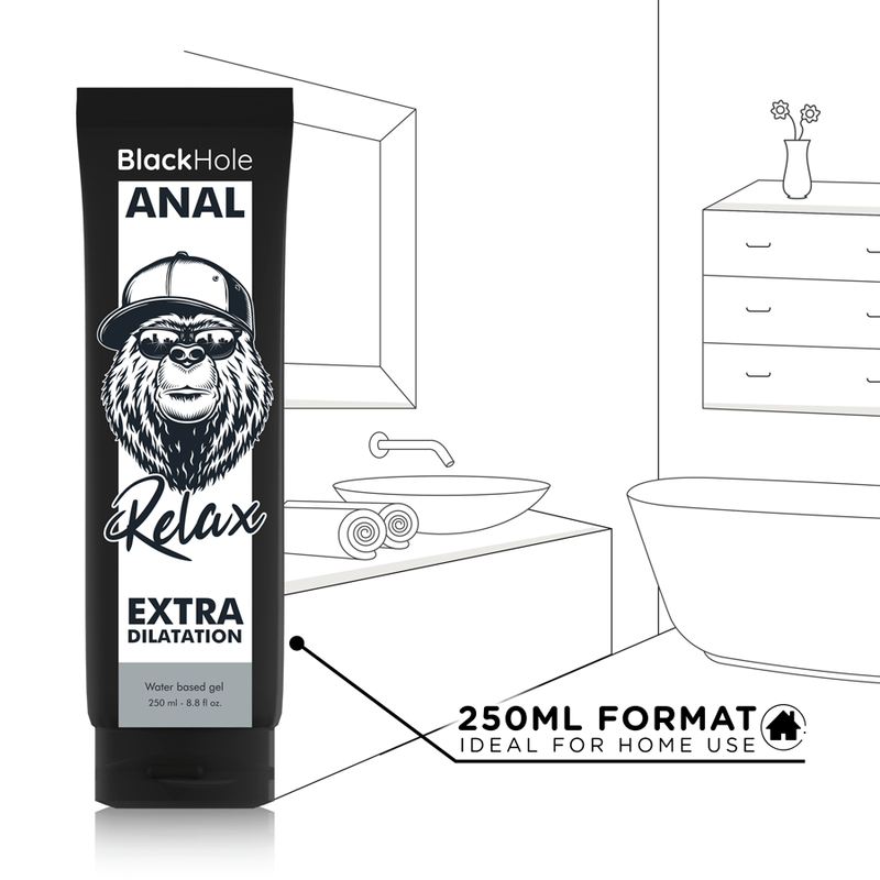 BLACK HOLE - WATER BASE GEL ANAL DILATION 250 ML - Image 5