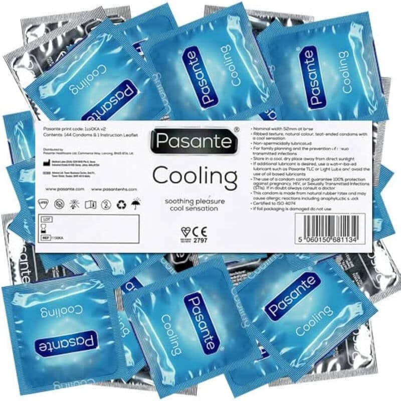 PASANTE - CONDOMS COOLING EFFECT BAG 144 UNITS - Bild 3