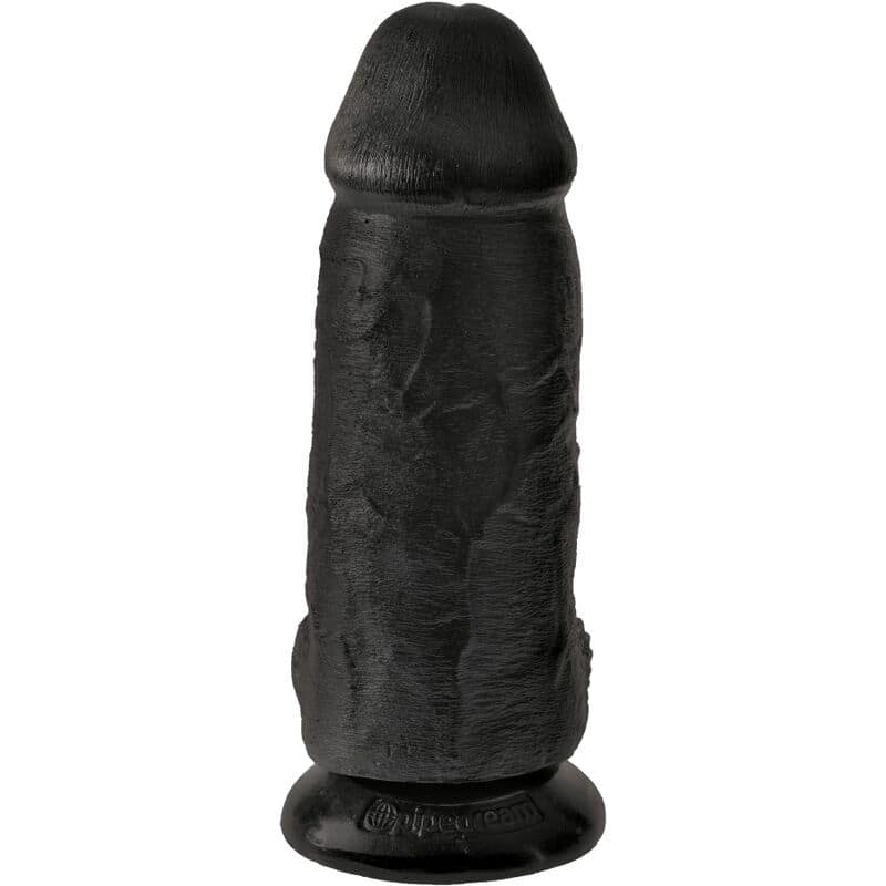KING COCK - CHUBBY REALISTIC PENIS 23 CM BLACK - Image 2