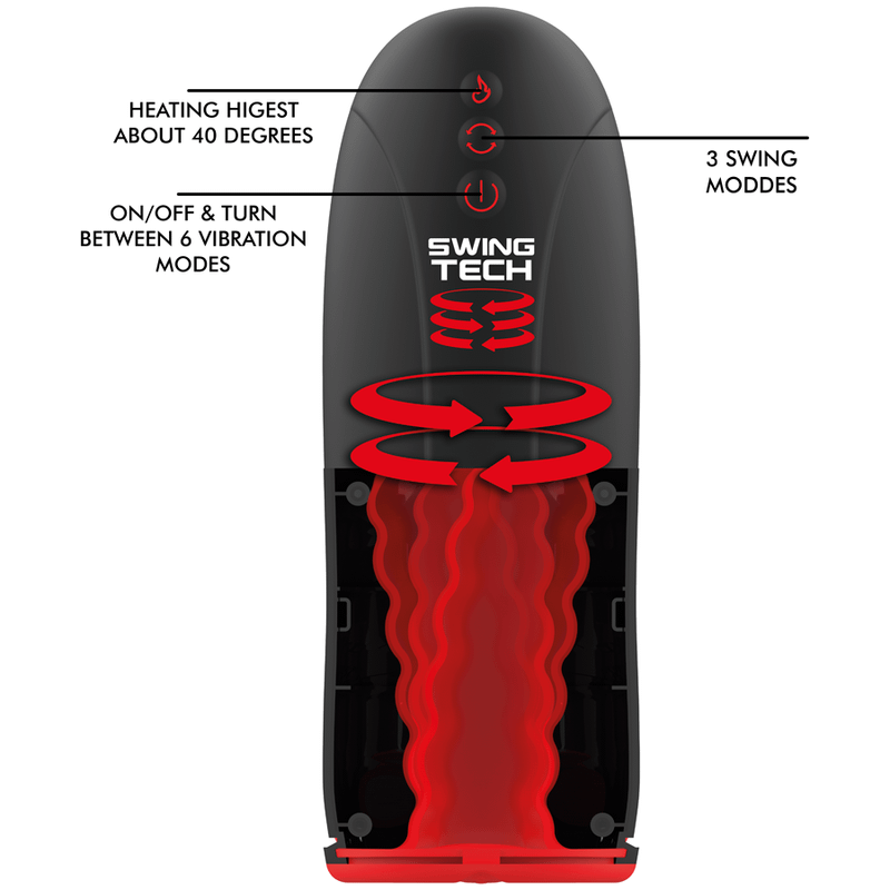 JAMYJOB - SWING-R HEATING EFFECT, SWING TECH AND VIBRATION MASTURBATOR - Bild 3