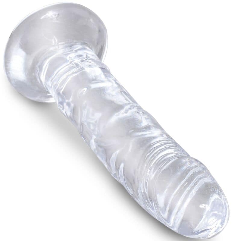 KING COCK - CLEAR REALISTIC PENIS 15.5 CM TRANSPARENT - Image 3