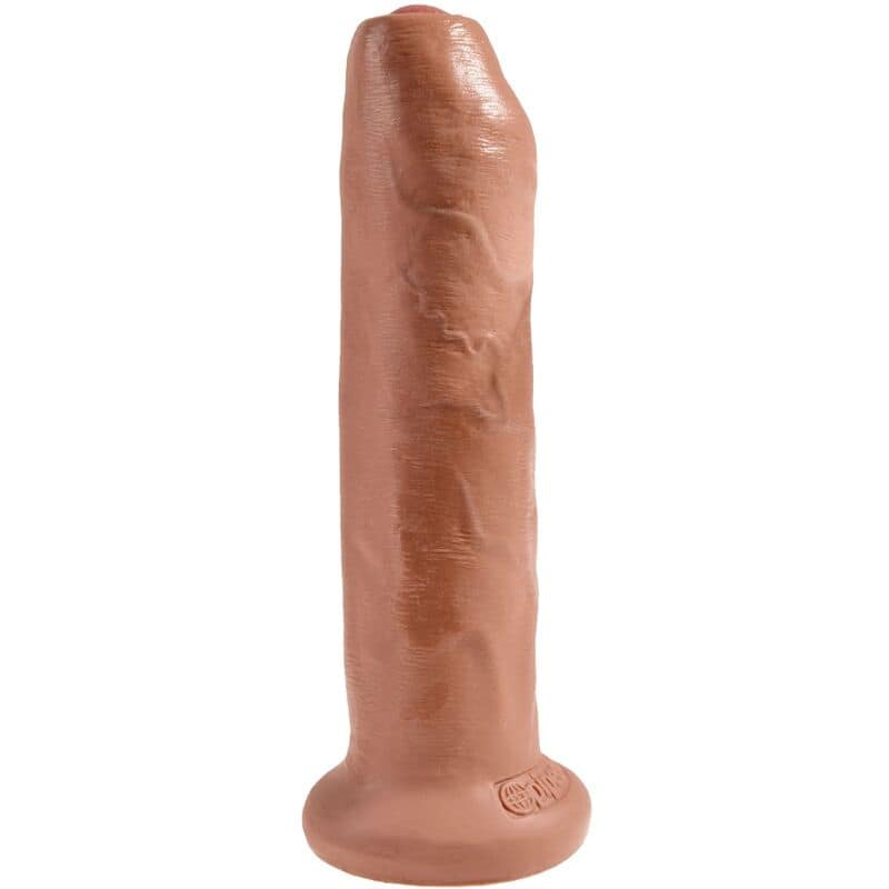 KING COCK - OSKUREN REALISTISK PENIS 17,8 CM KARAMELL