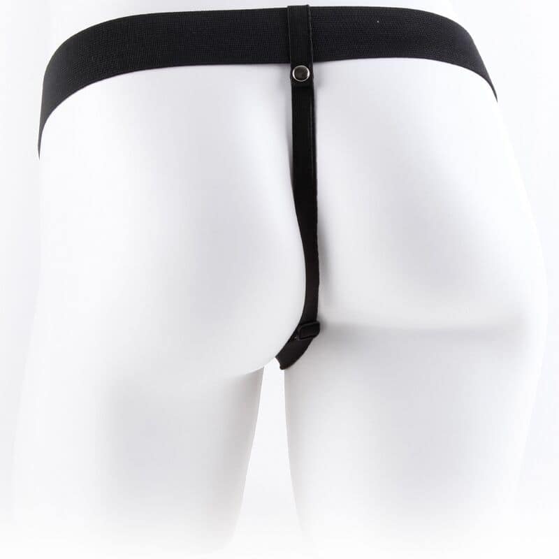 FETISH FANTASY SERIES - ADJUSTABLE HARNESS REMOTE CONTROL REALISTIC PENIS WITH TESTICLES 17.8 CM - Bild 5