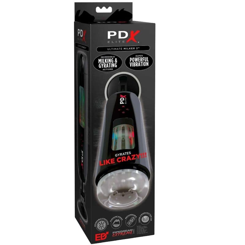 PDX ELITE - STROKER ULTIMATE MILKER 2 ROTATING  VIBRATOR - Bild 3