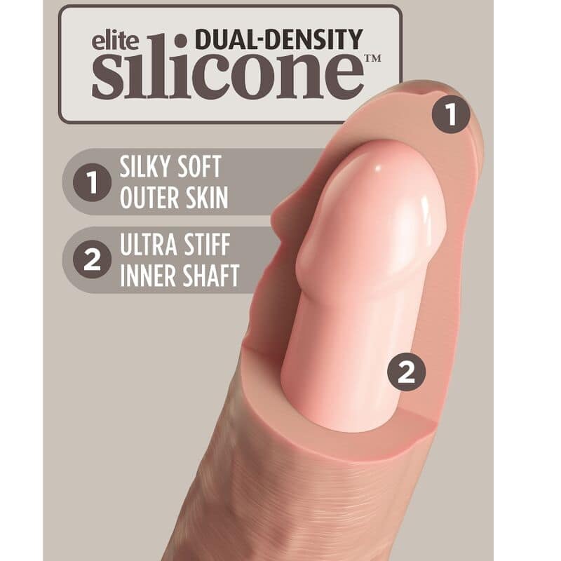 KING COCK - ELITE REALISTIC SILICONE DILDO 15.2 CM - Image 4