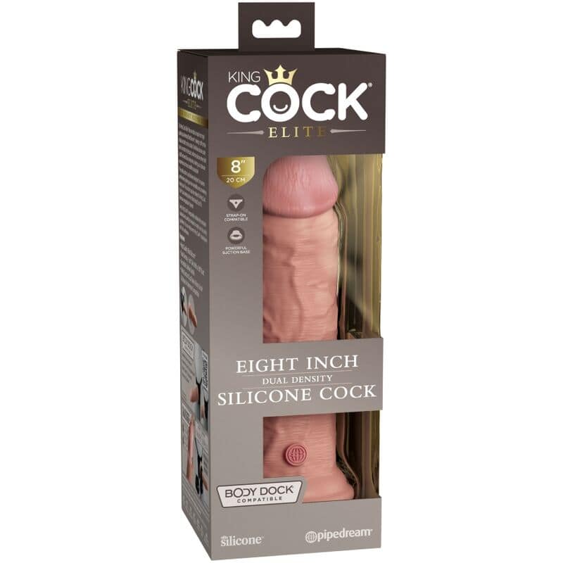 KING COCK - ELITE REALISTIC SILICONE DILDO 20.3 CM - Image 5