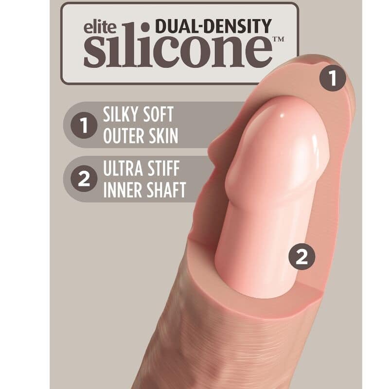 KING COCK - ELITE REALISTIC SILICONE DILDO 23 CM - Image 4