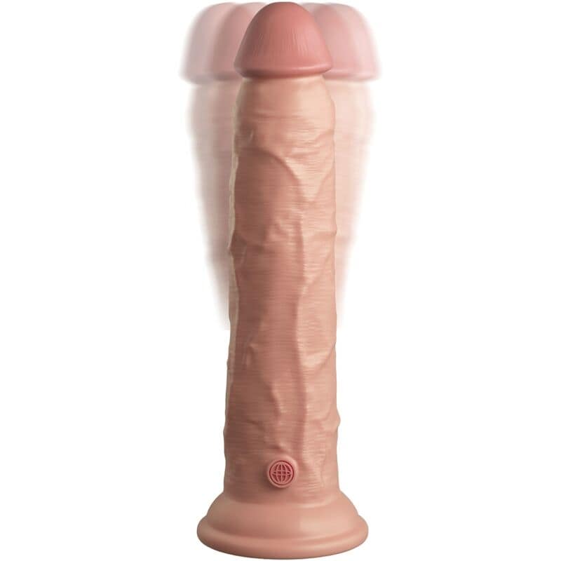KING COCK - ELITE REALISTIC DILDO VIBRATOR  SILICONE REMOTE CONTROL 23 CM - Image 5