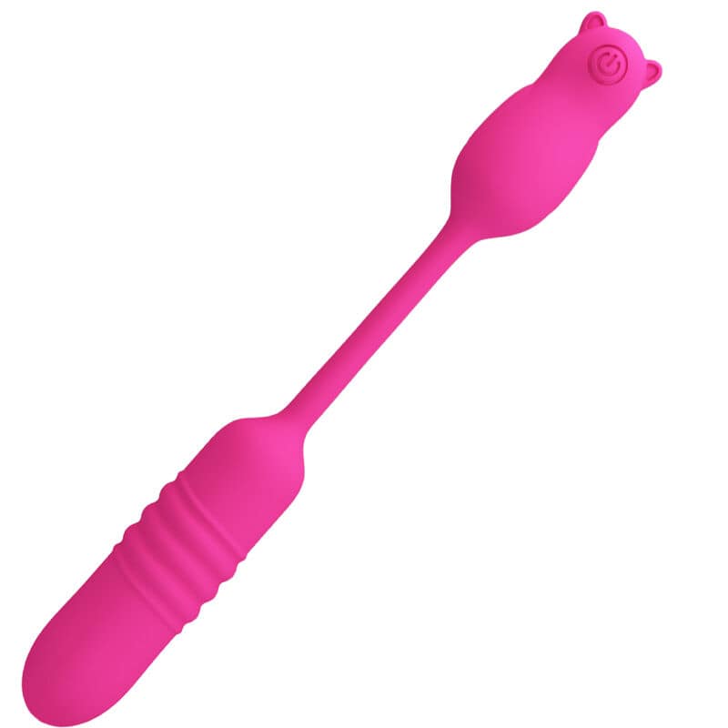 PRETTY LOVE - NOBIKUMA PINK SILICONE VIBRATING BULLET - Image 3
