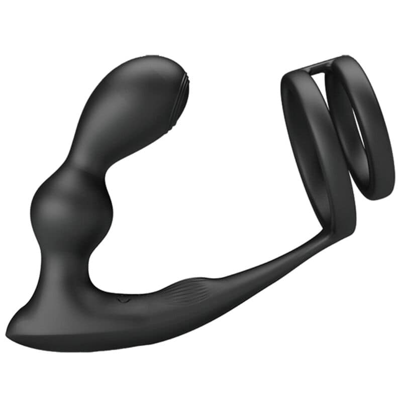 PRETTY LOVE - MARSHALL PENIS RING WITH VIBRATORY ANAL PLUG WITH REMOTE CONTROL - Bild 2