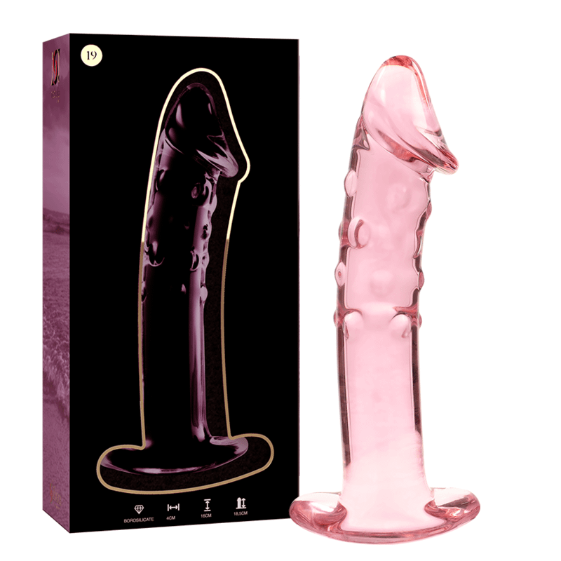 NEBULA SERIES BY IBIZA - MODELO 19 DILDO CRISTAL TRANSPARENTE 18.5 CM -O- 4 CM
