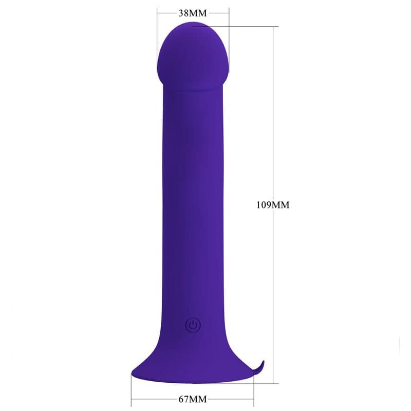 PRETTY LOVE - MURRAY YOUTH VIBRATING DILDO RECHARGEABLE VIOLET - Image 4