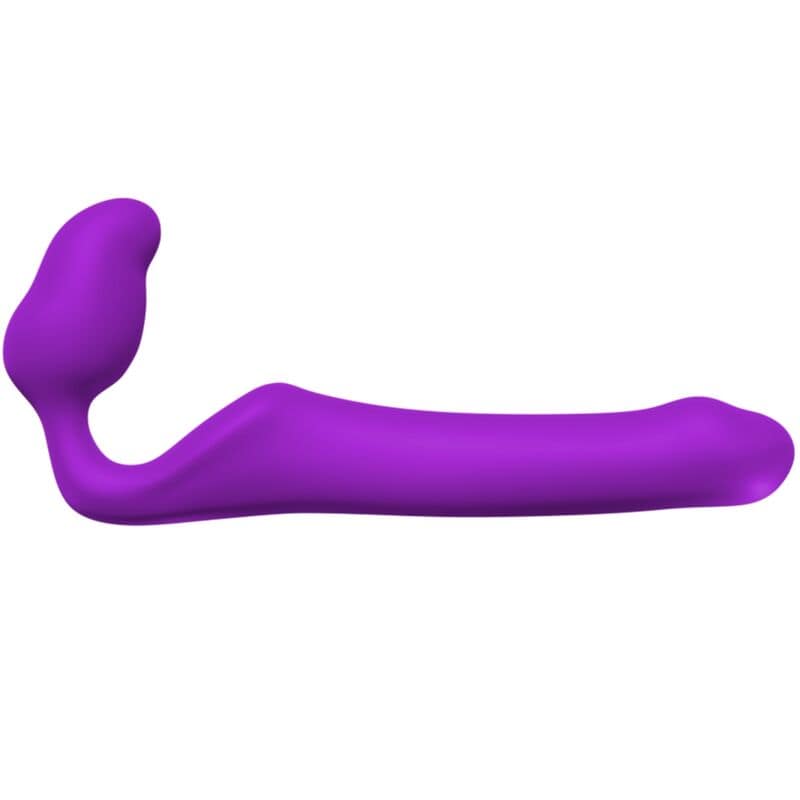 ADRIEN LASTIC - QUEENS STRAP-ON FLEXIBEL VIOLETT STORLEK M