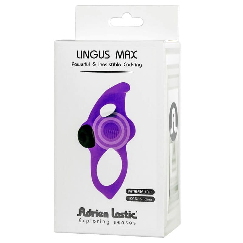 ADRIEN LASTIC - LINGUS MAX VIOLET VIBRATOR RING - Image 4