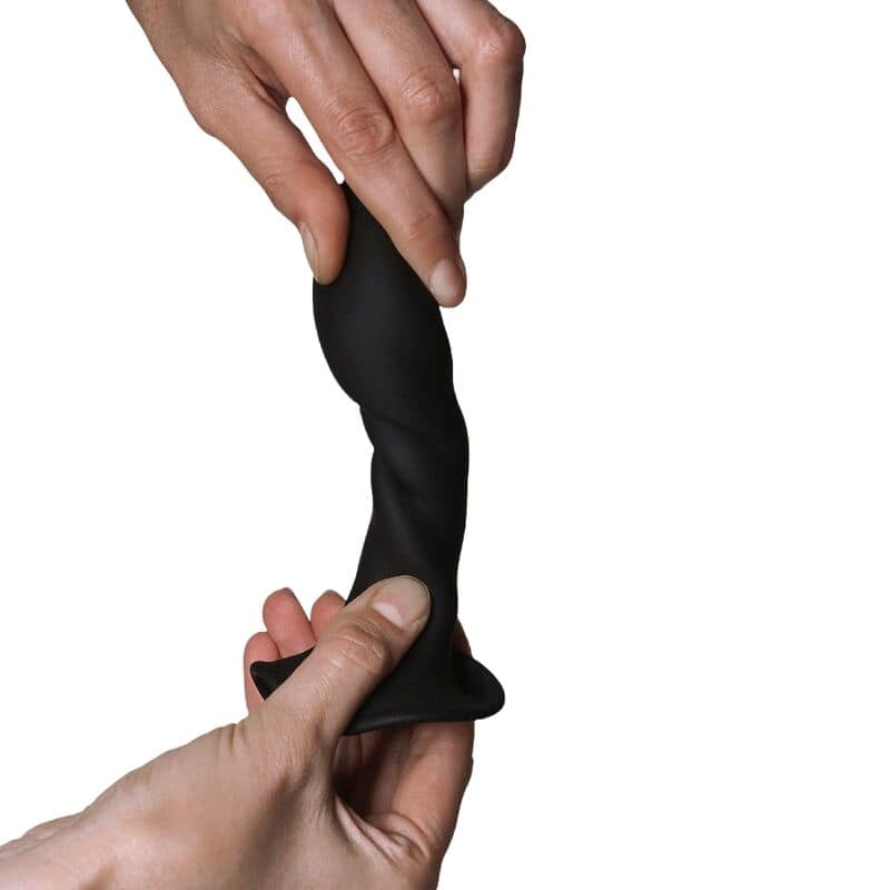 ADRIEN LASTIC - HITSENS 5 SILICONE DILDO BLACK - Image 2