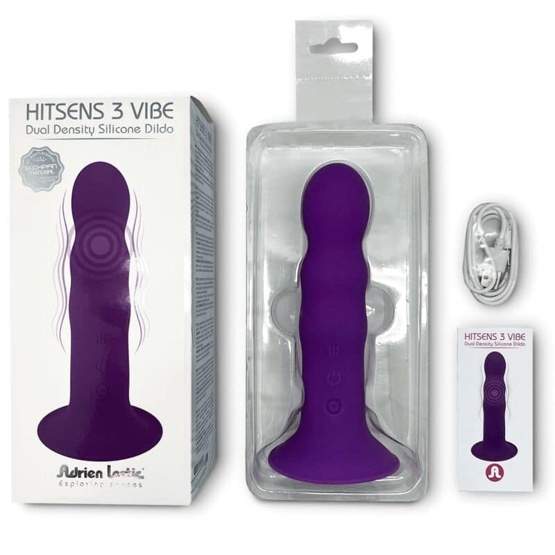 ADRIEN LASTIC - HITSENS VIBE 3 SILICONE DILDO VIOLET - Bild 4
