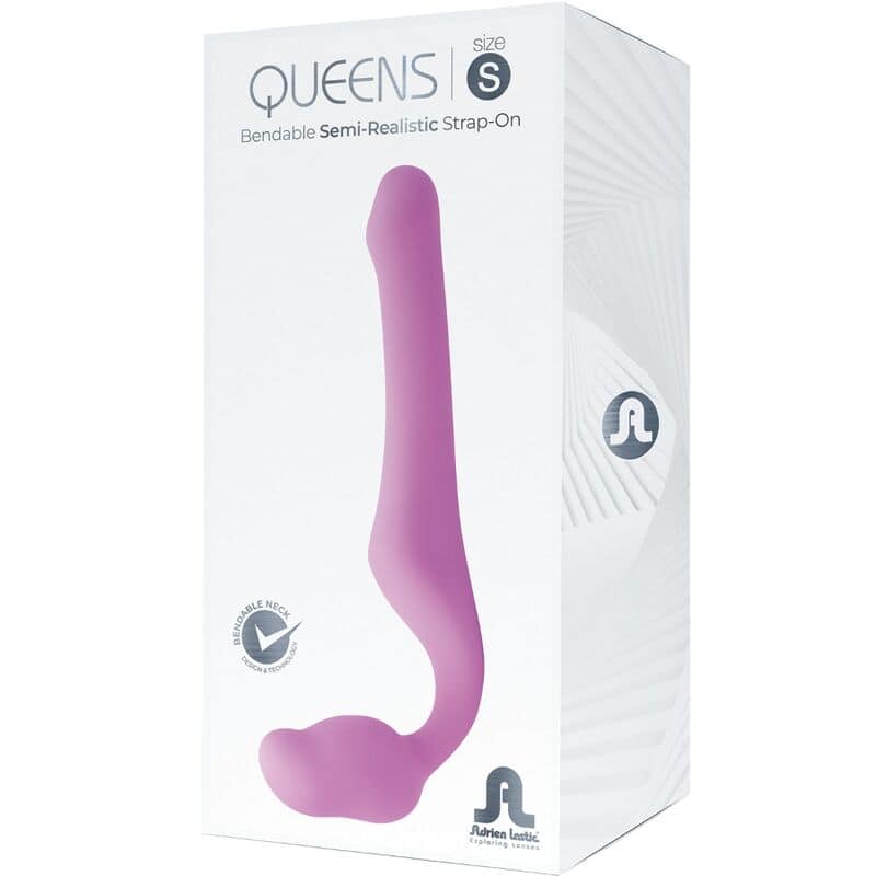 ADRIEN LASTIC - QUEENS STRAP-ON FLEXIBLE PINK SIZE S - Bild 5