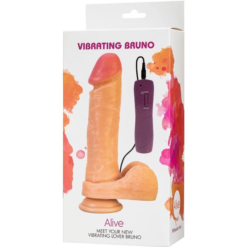 ALIVE - BRUNO REALISTIC PENIS VIBRATOR 22 CM - Image 2
