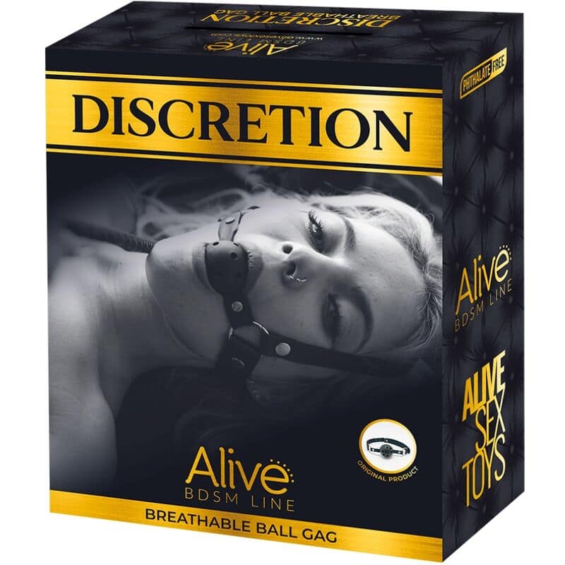 ALIVE - DISCRETION BREATHABLE GAG BLACK - Bild 3