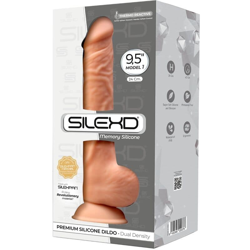 SILEXD - MODEL 1 REALISTIC PENIS PREMIUM SILEXPAN SILICONE 24 CM - Image 3