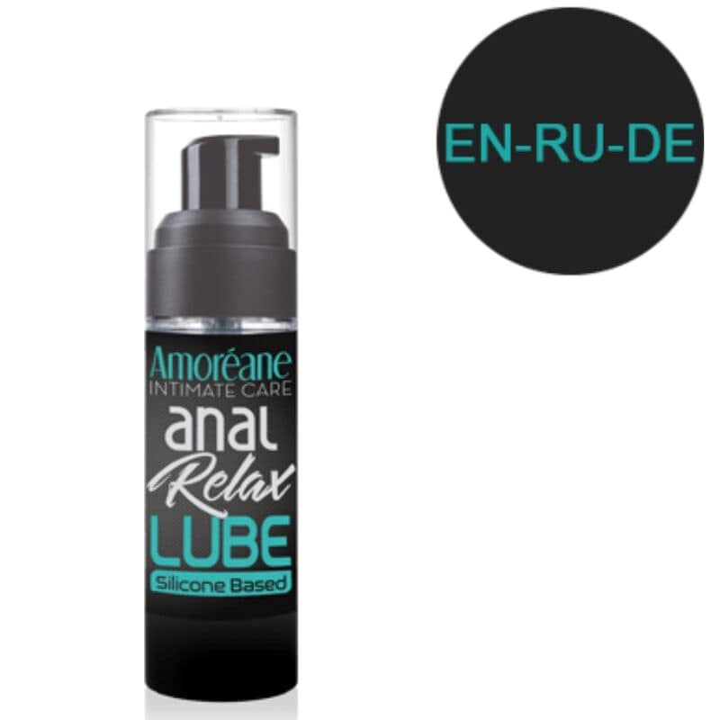 AMOREANE - SILICONE-BASED ANAL LUBRICANT 30 ML EN/RU/DE - Image 2
