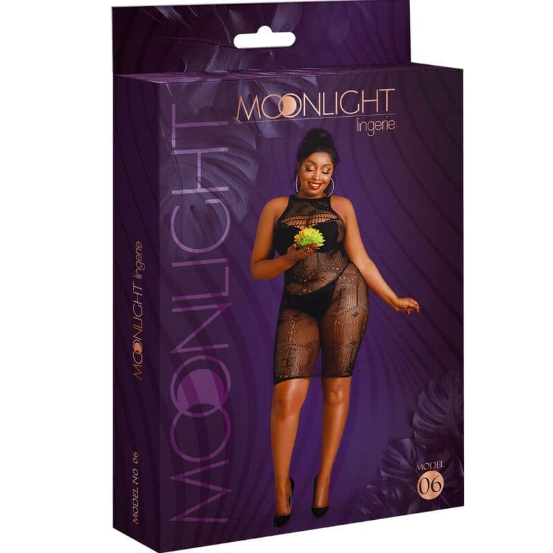 MOONLIGHT - MODEL 6 DRESS BLACK PLUS SIZE - Image 3