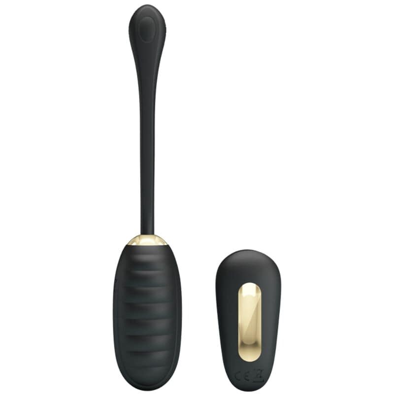 PRETTY LOVE - DOREEN LUXURY RECHARGEABLE VIBRATING EGG BLACK REMOTE CONTROL - Image 2