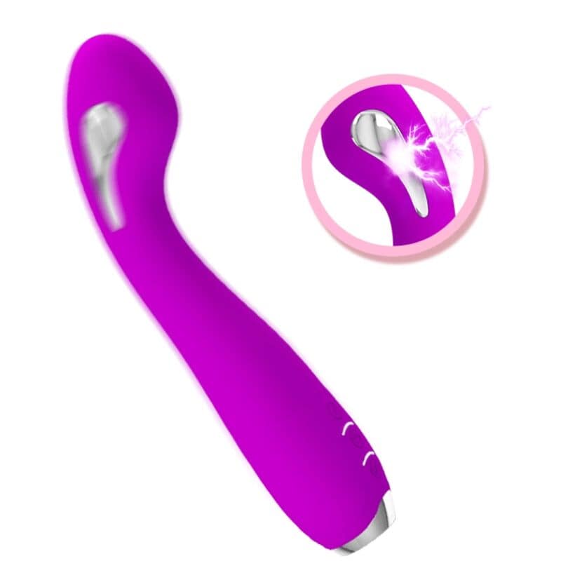 PRETTY LOVE - HECTOR RECHARGEABLE ELECTROSHOCK VIBRATOR WATERPROOF PURPLE - Bild 4
