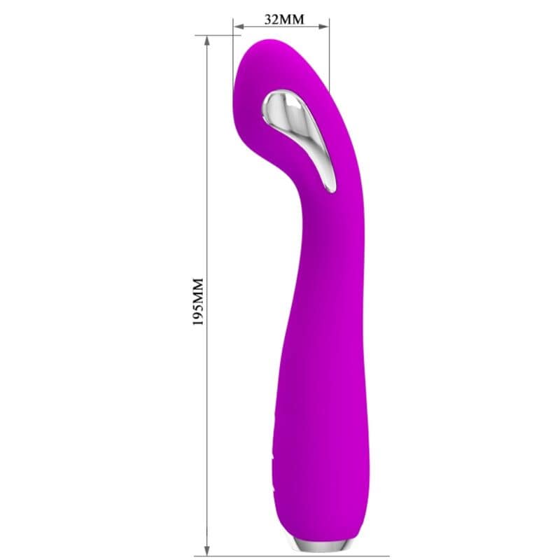 PRETTY LOVE - HECTOR RECHARGEABLE ELECTROSHOCK VIBRATOR WATERPROOF PURPLE - Bild 5